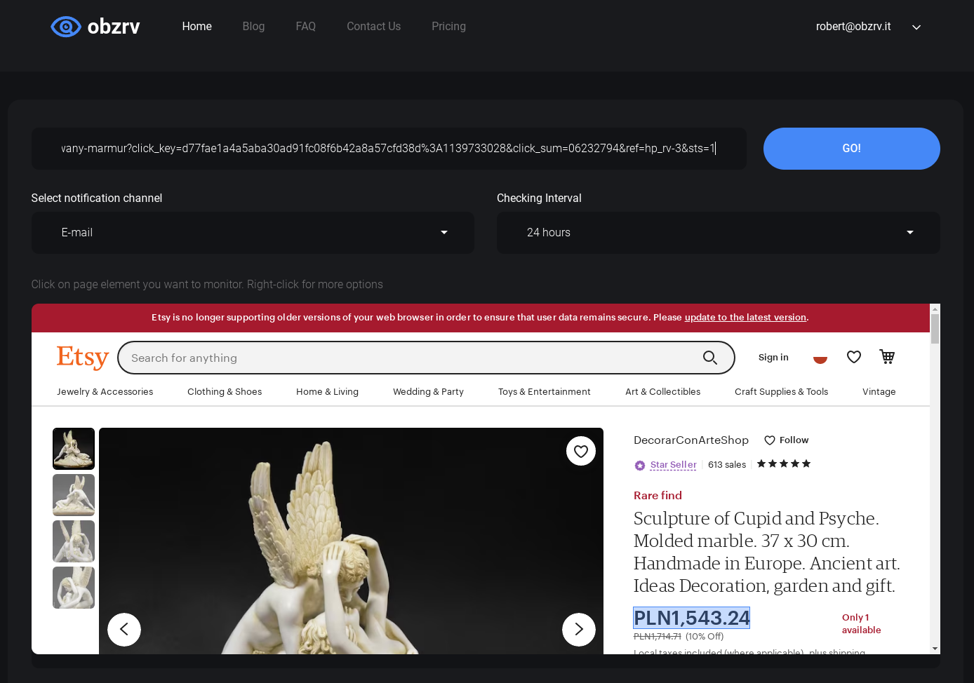 Obzrv.it - आसानी से सब कुछ ट्रैक करें जो आपके लिए वेब पर महत्वपूर्ण है मीडिया 5