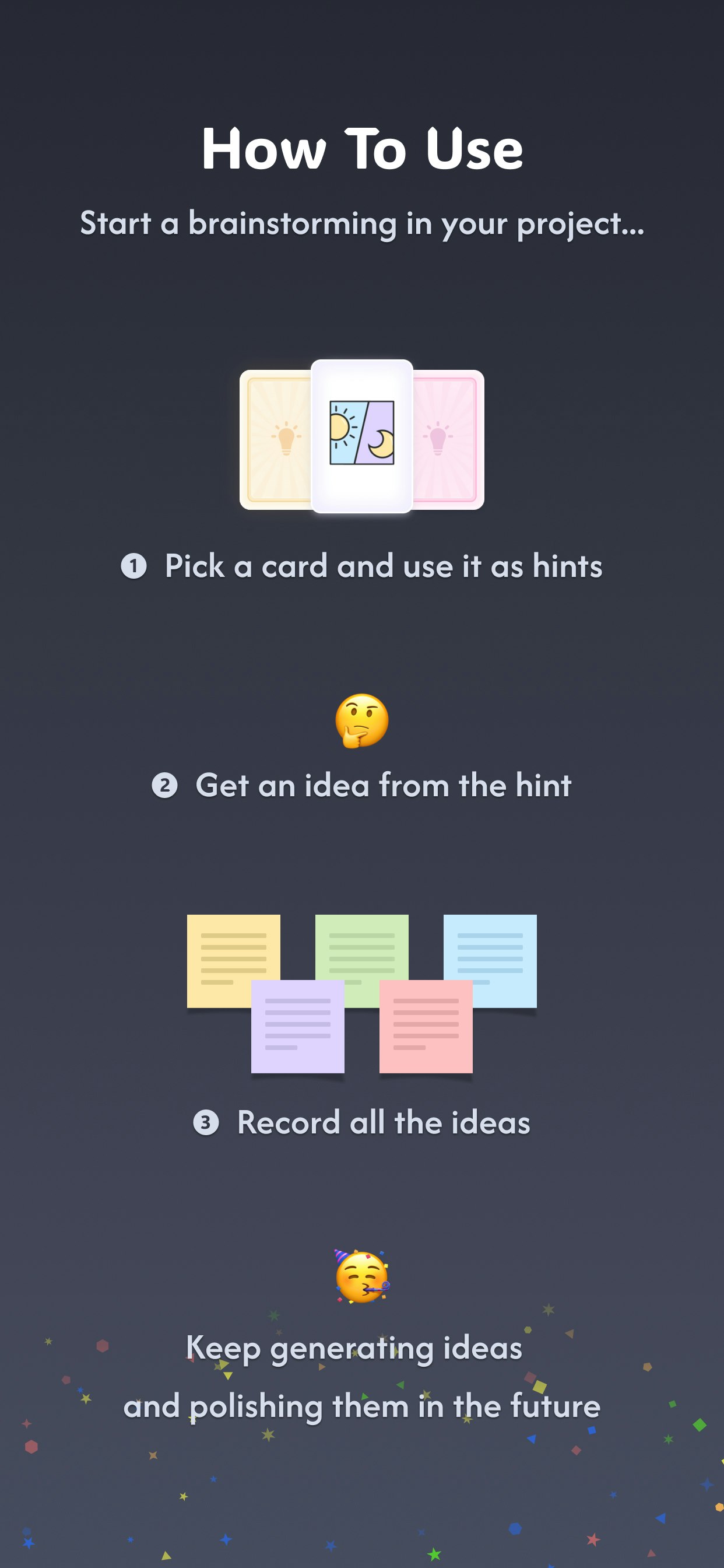 Inspiratie - Uw Personal Idea Generator & Note -app media 5