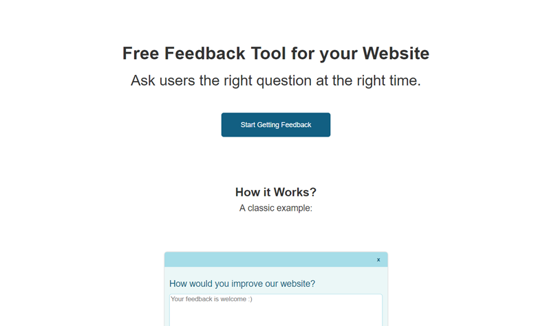 Free Website Feedback Tool gallery image