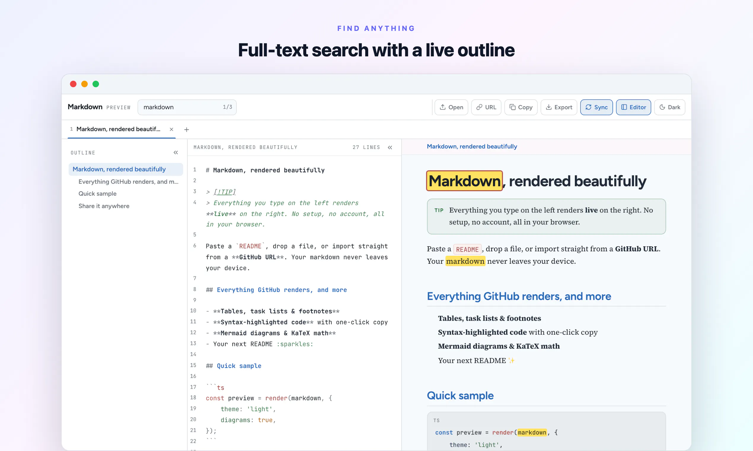 Markdown Preview gallery image