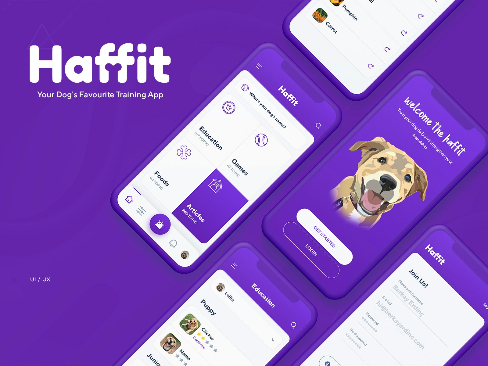 Haffit Dog Training App