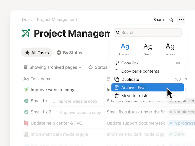 Notion 3.4 screenshot 3