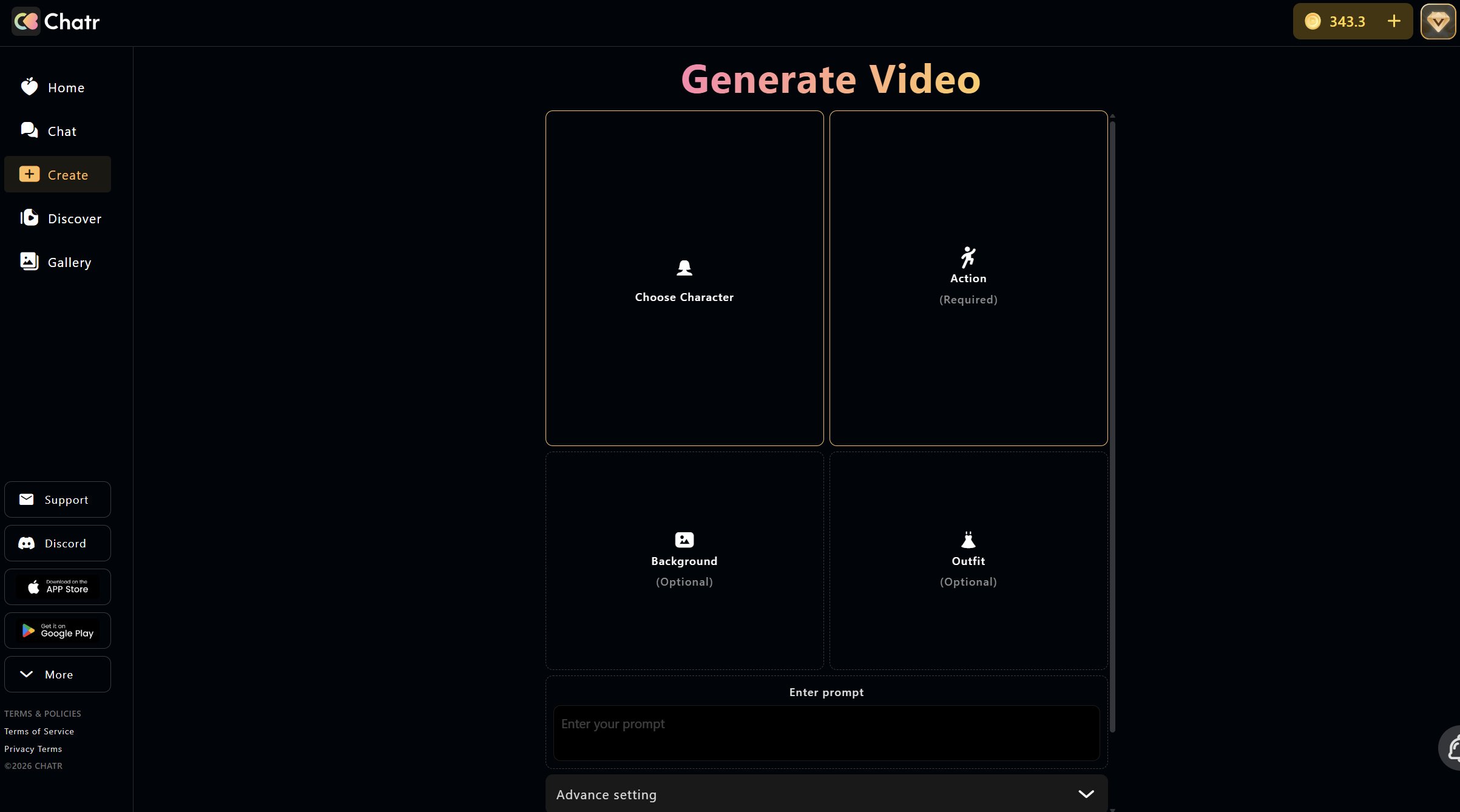 Chatr: AI Characters Made for You gallery image