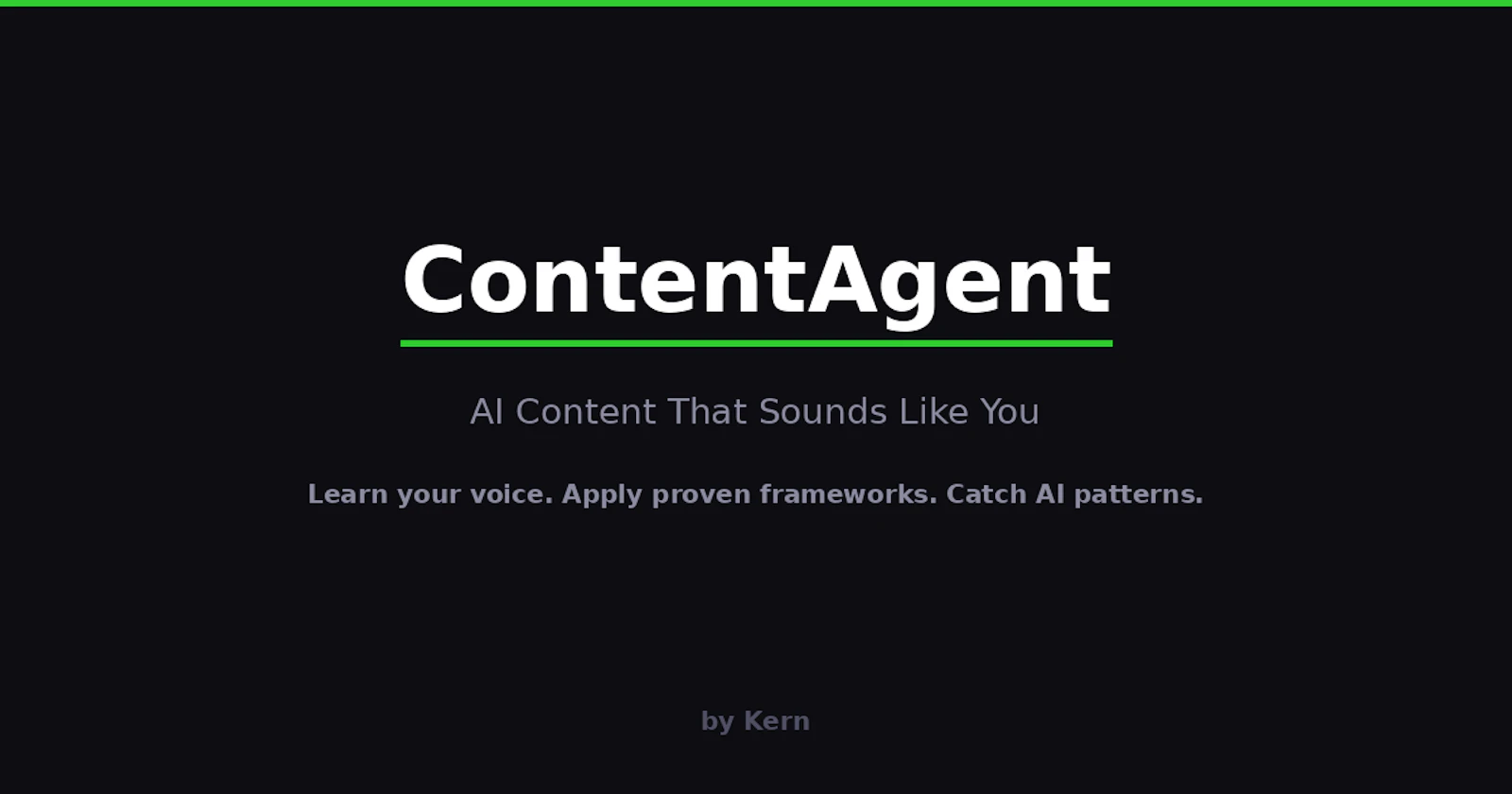 ContentAgent screenshot 2
