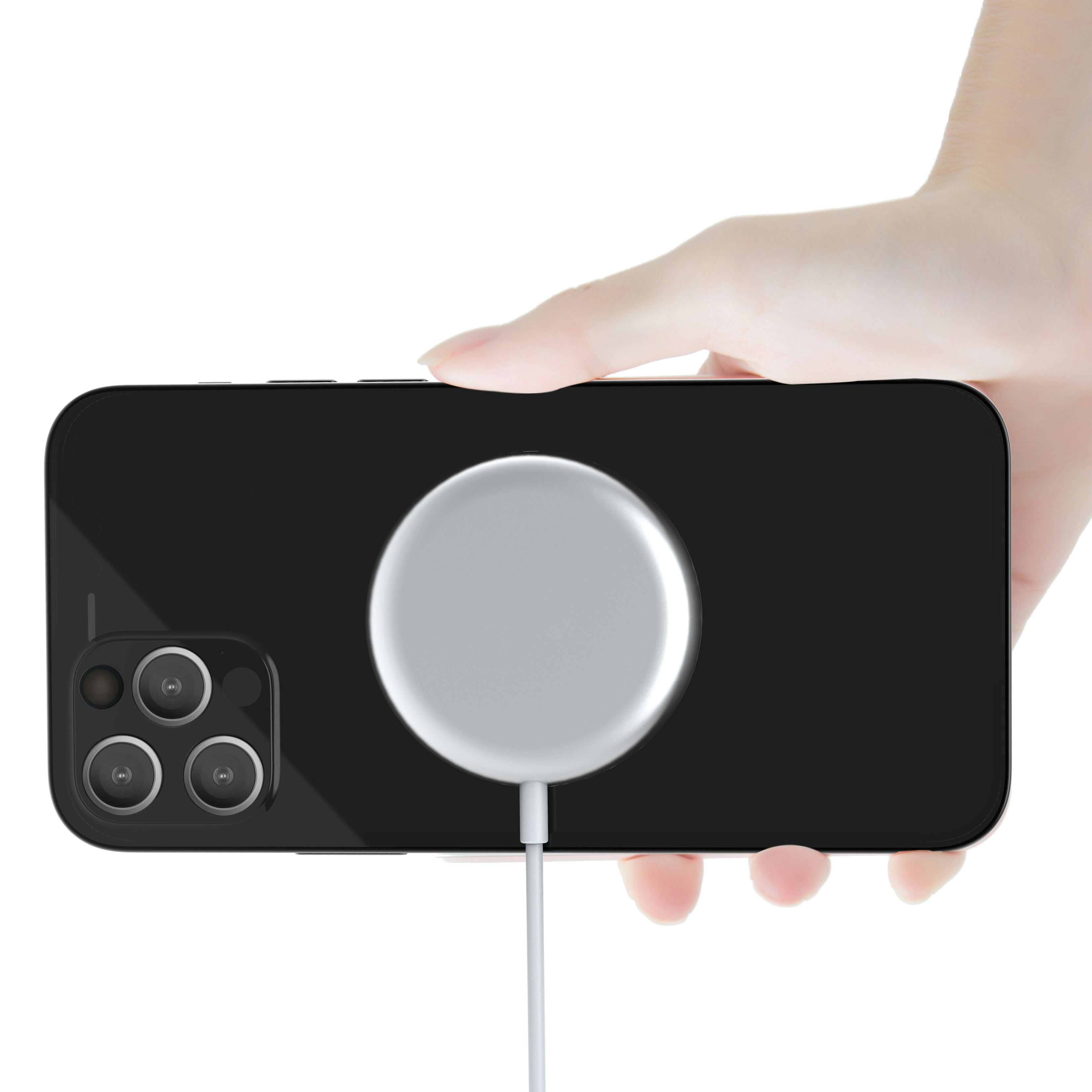 magnetic wireless charger for iphone 12 gallery image