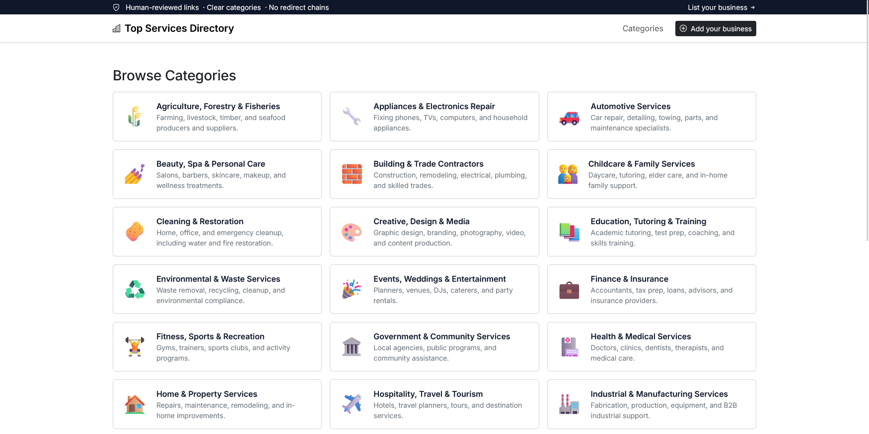 Top Services Directory gallery image