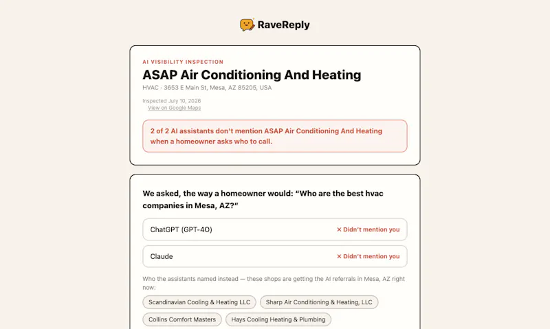 RaveReply screenshot 3
