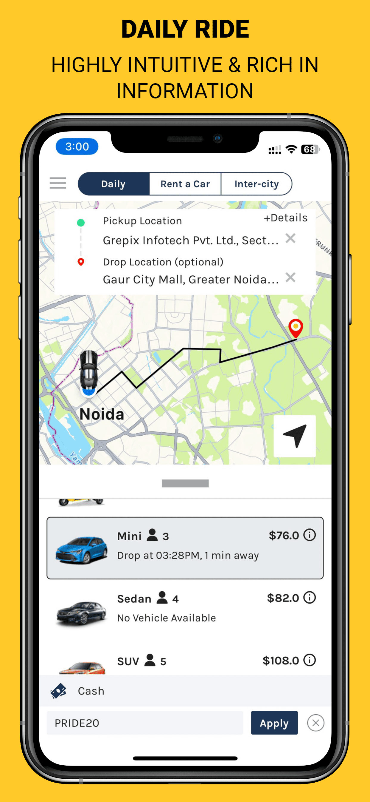 HireMe Uber Clone Taxi App - Screenshot 5 preview