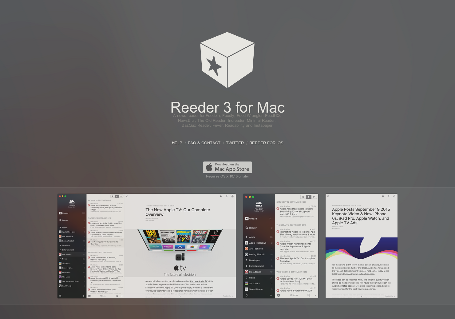 Reeder 2 For Mac