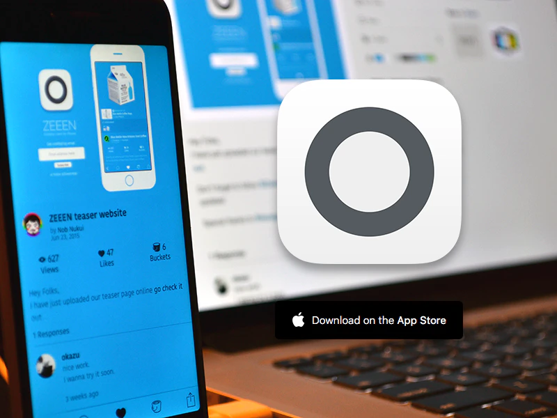 ZEEEN - Dribbble client for iPhone -