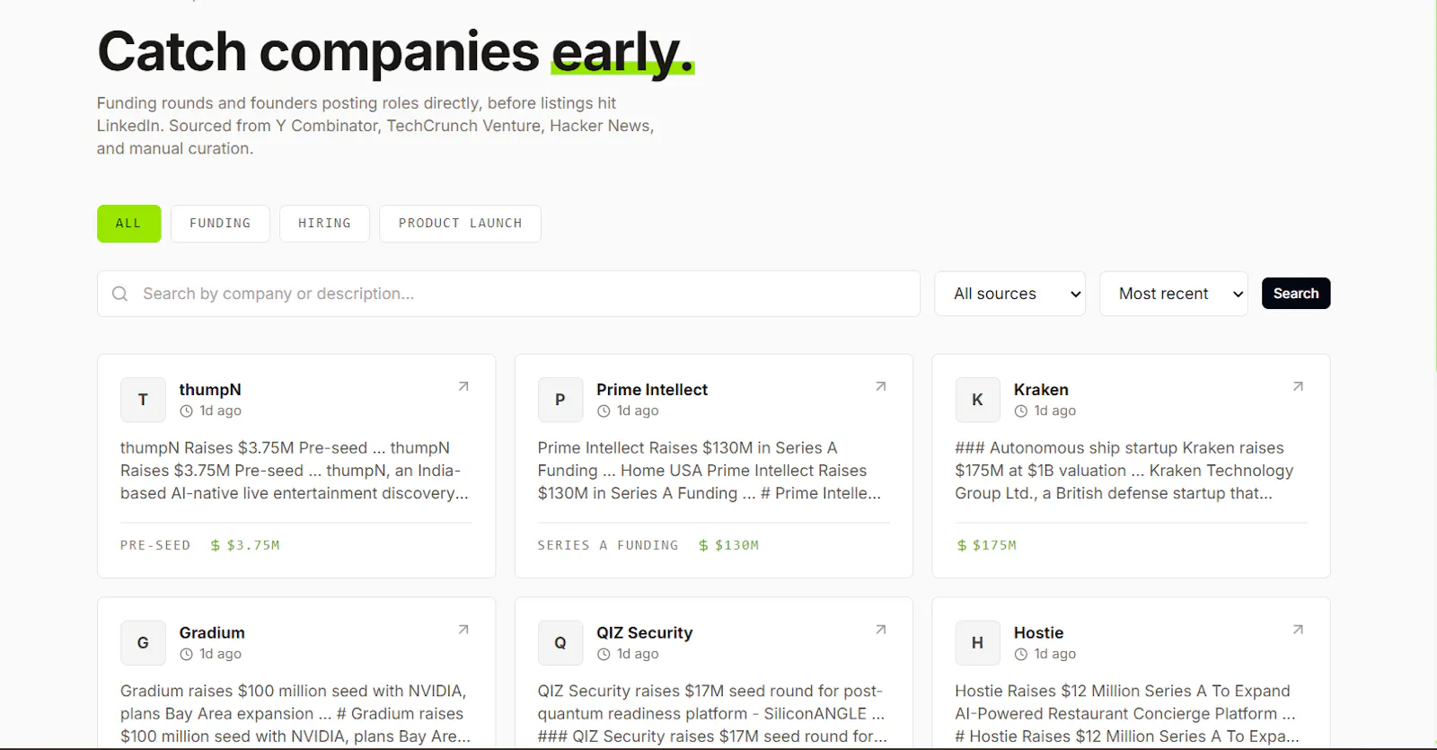 InternHack screenshot 2