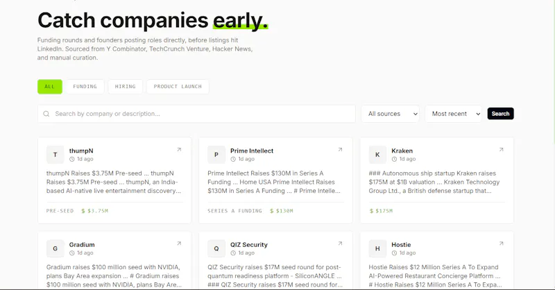 InternHack screenshot 2