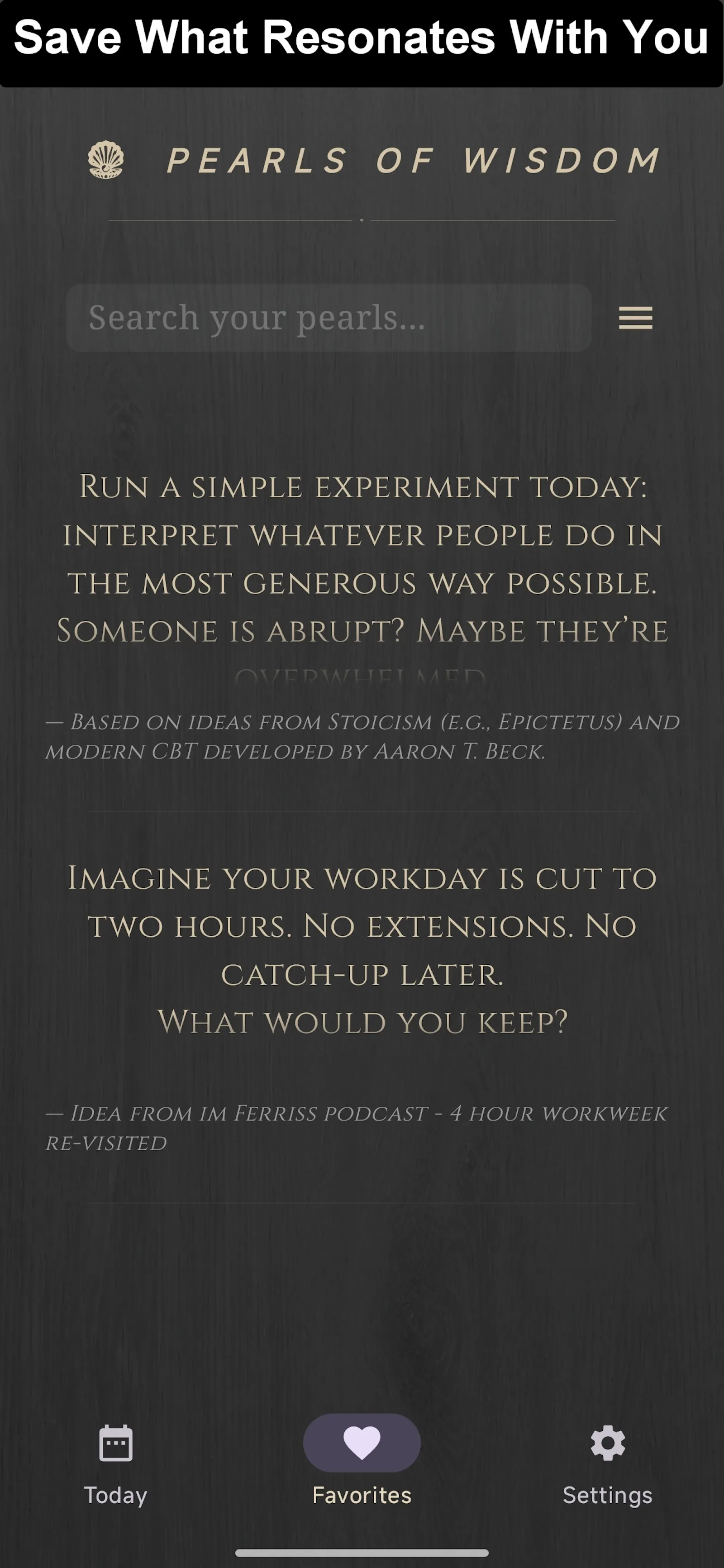 Pearls Of Wisdom screenshot 3