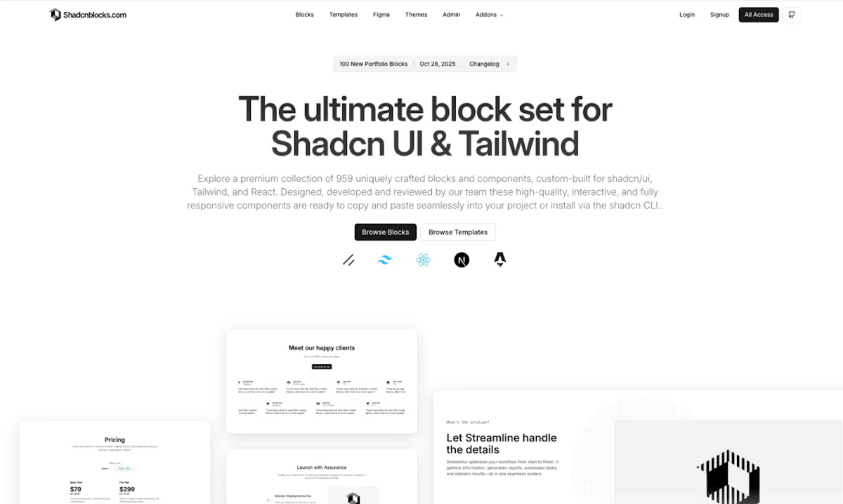 Shadcnblocks