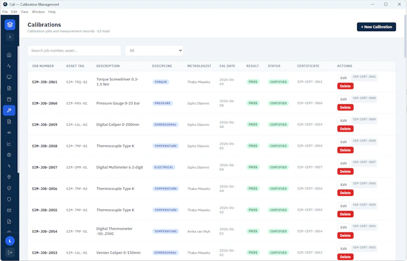 Cali V3 – Precision Calibration Software screenshot 10