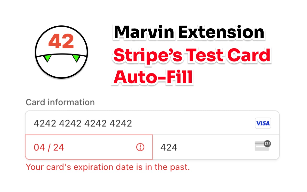 marvin-2cd8781e-020b-4847-9569-62498d071e2a - Auto-Fill Stripe's Test Card and Payment Info Extension