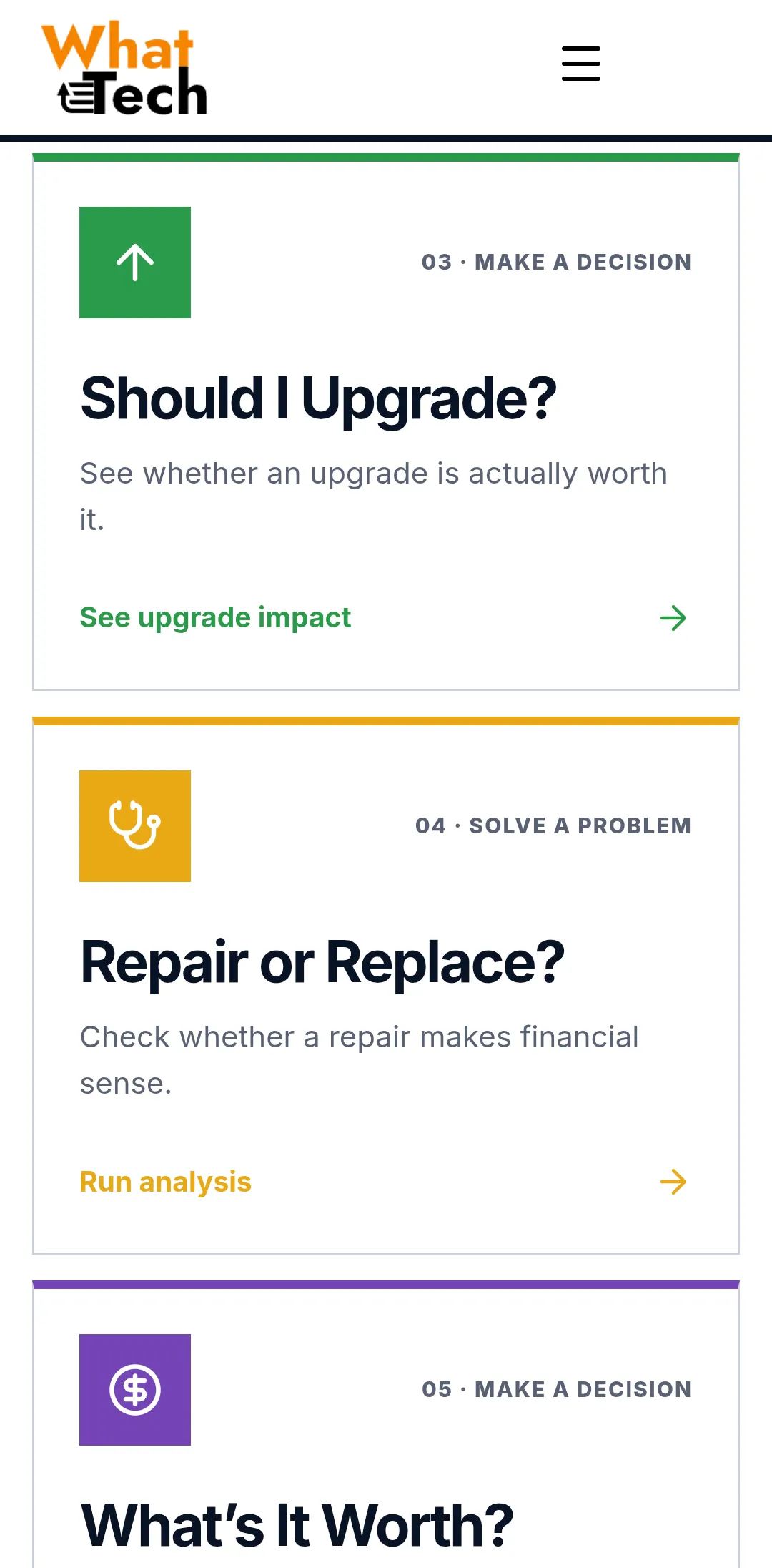 WhatTech — All tech tools in one site gallery image