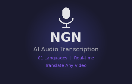 NGN – AI Audio Transcription