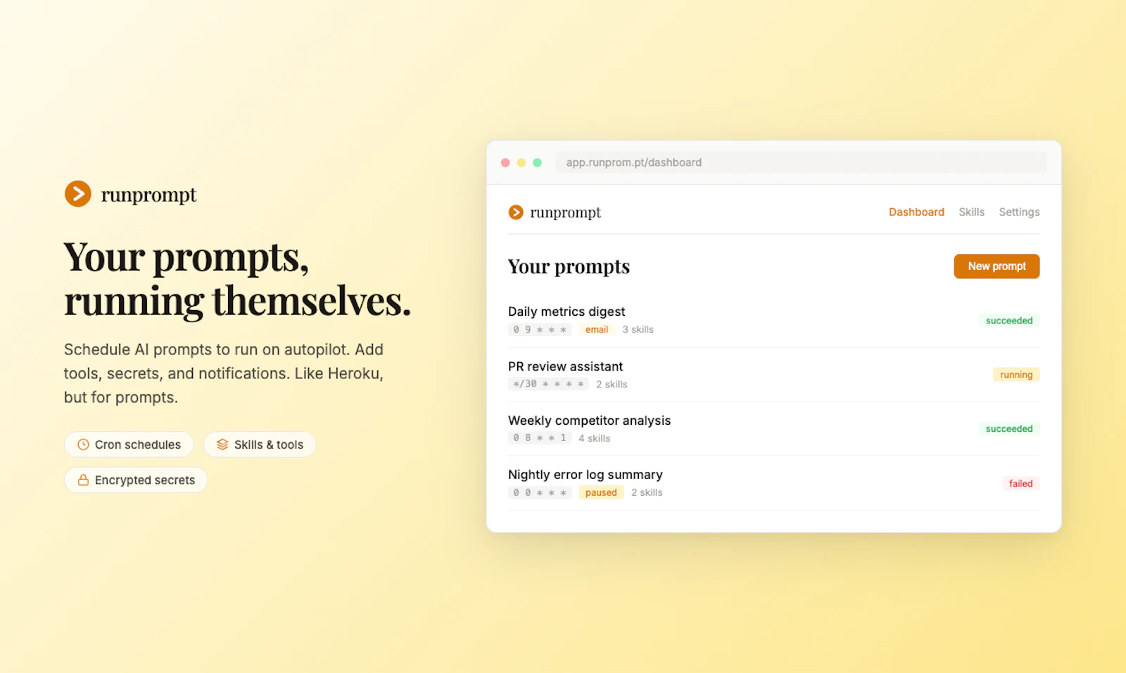 runprompt screenshot 2