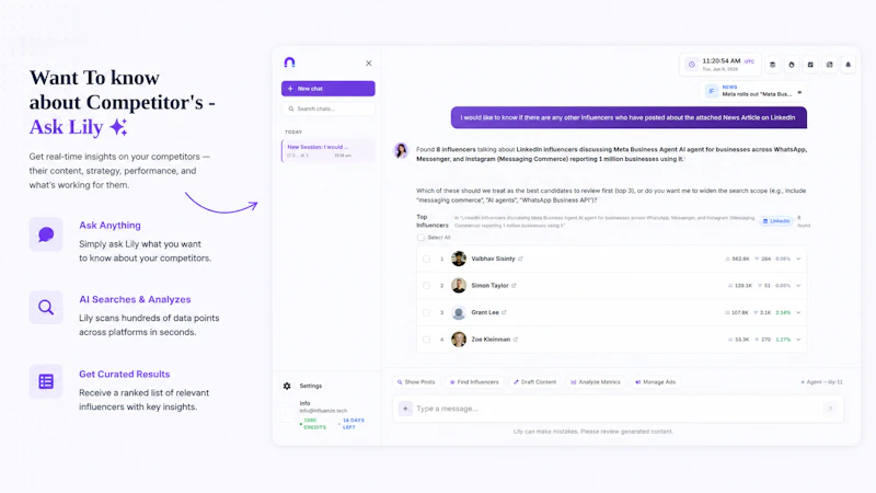 InfluenzeAI screenshot 3