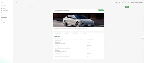 Digital Product Passport DPP Application gallery image