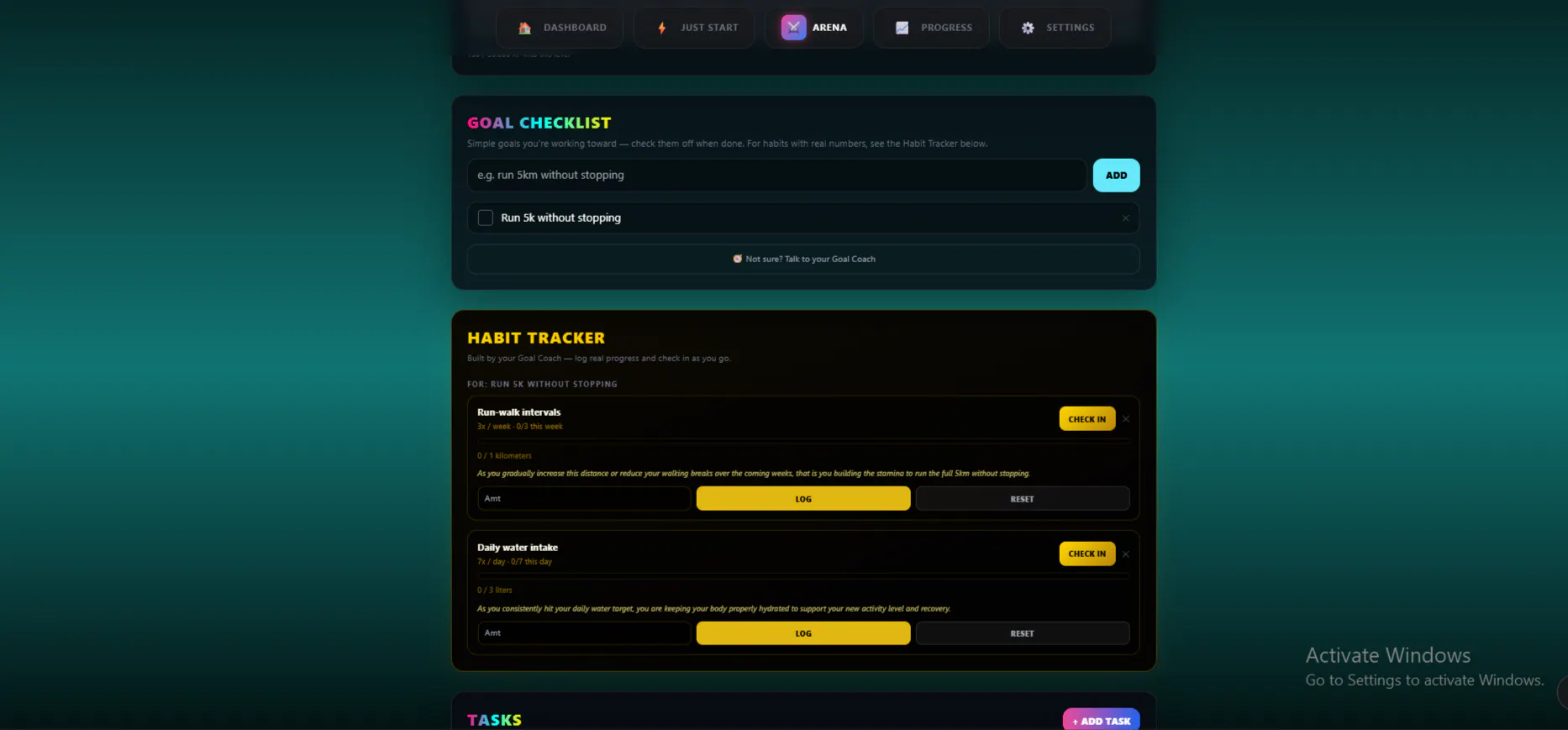 FocusArena Web App gallery image