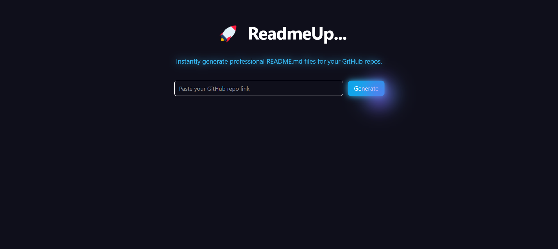 ReadMeup - สร้างไฟล์ readme มืออาชีพทันทีสำหรับ gitHub ของคุณ media 3