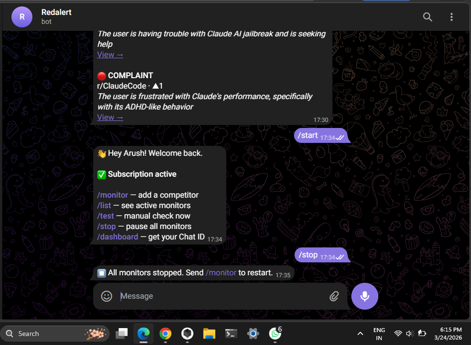 Compeddit — Reddit Competitor Monitor gallery image