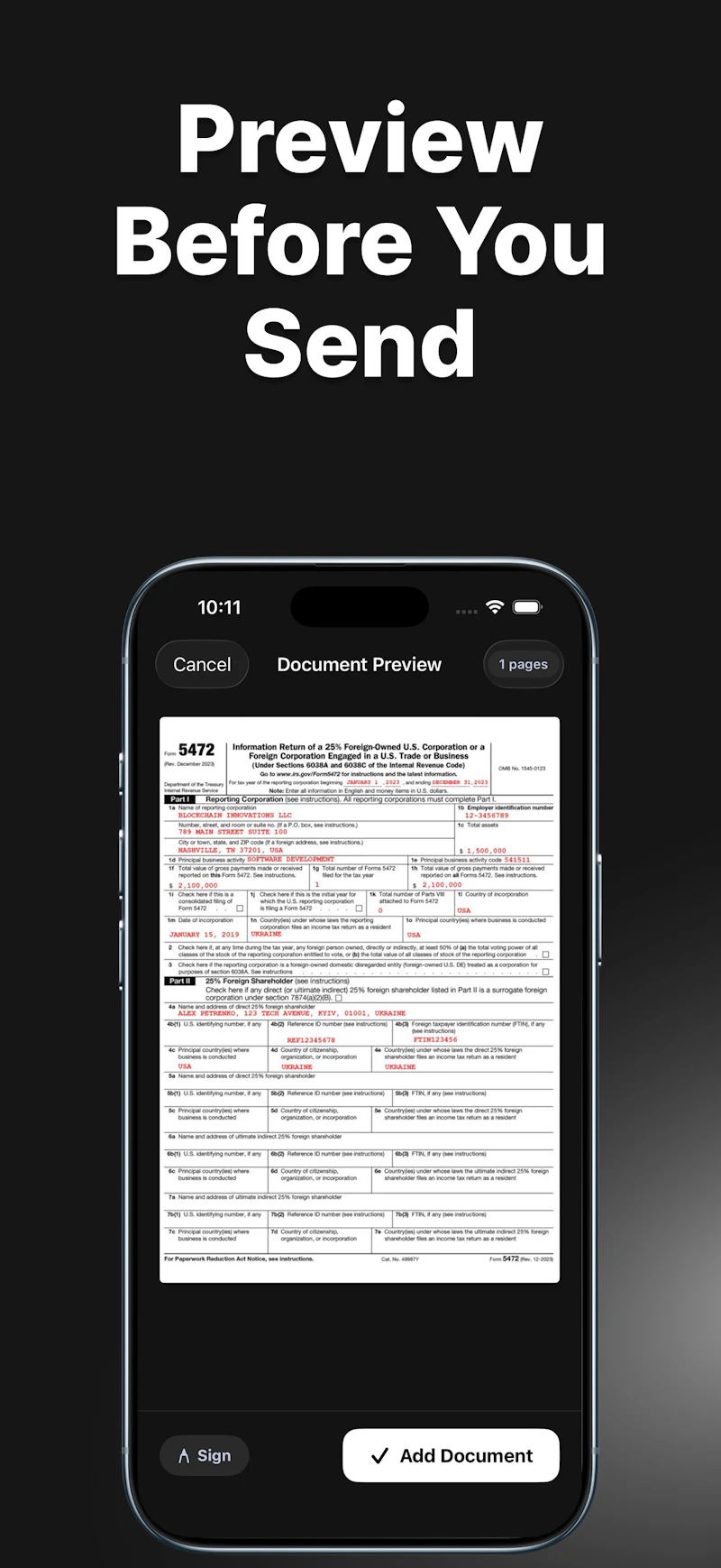 Faxend - Fax from iPhone screenshot 3