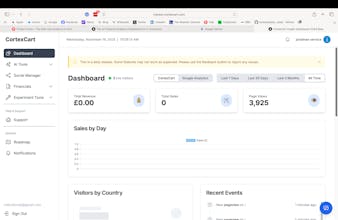 Cortexcart Insight Dashboard Beta 0.9.6 gallery image