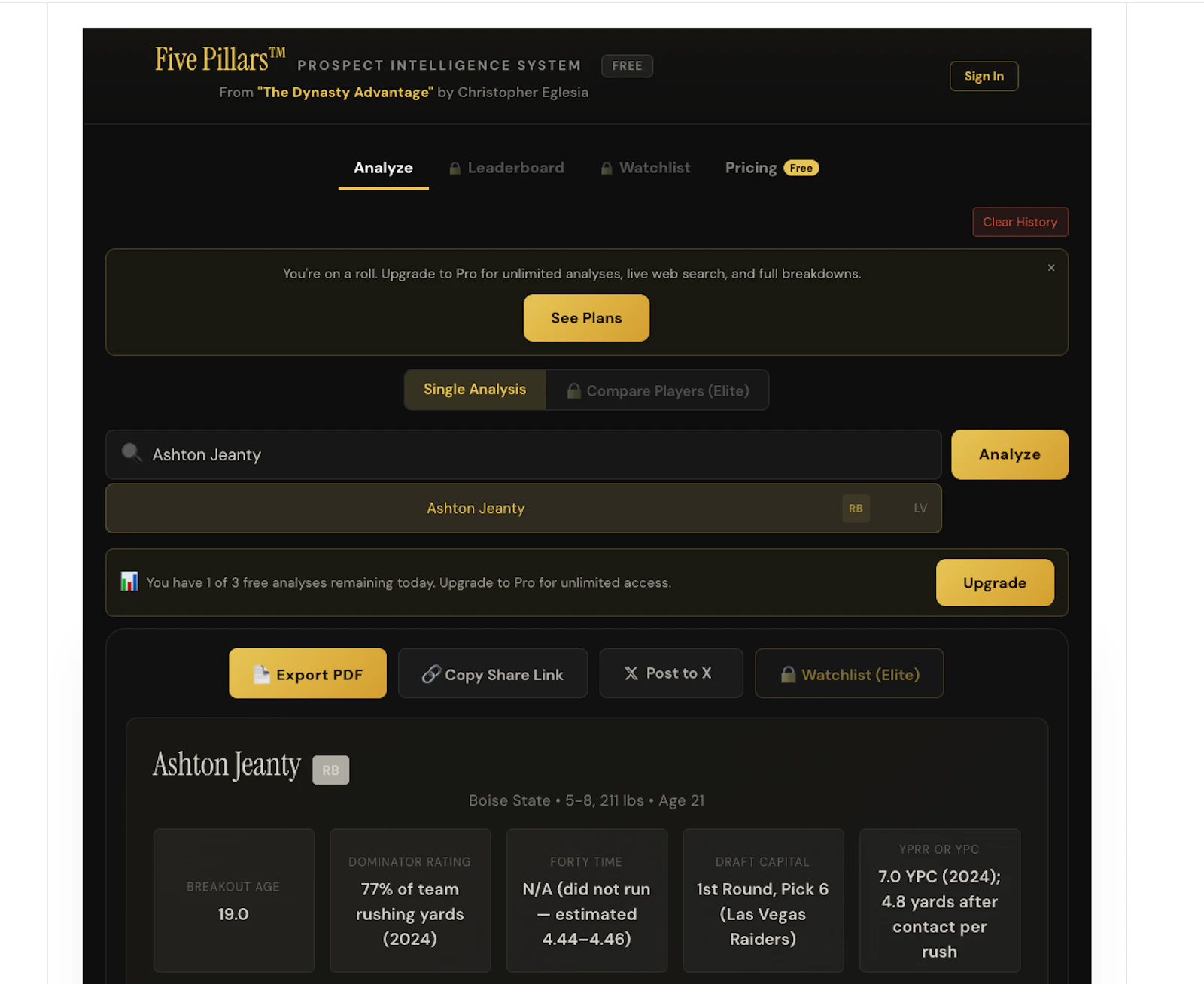 Five Pillars™ Intelligence System screenshot 4