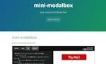 miniModal Box image