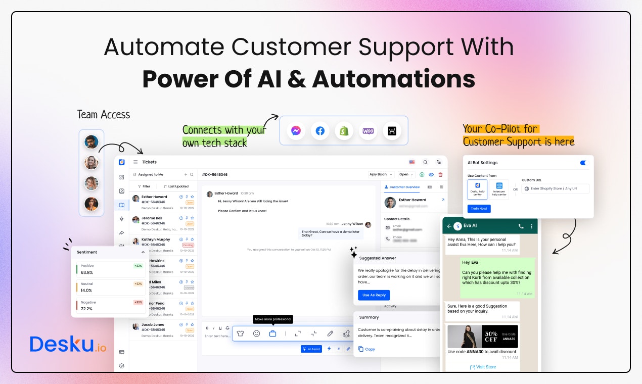 وسائط طبق - أتمتة دعم العملاء مع Power of AI و Automations 2