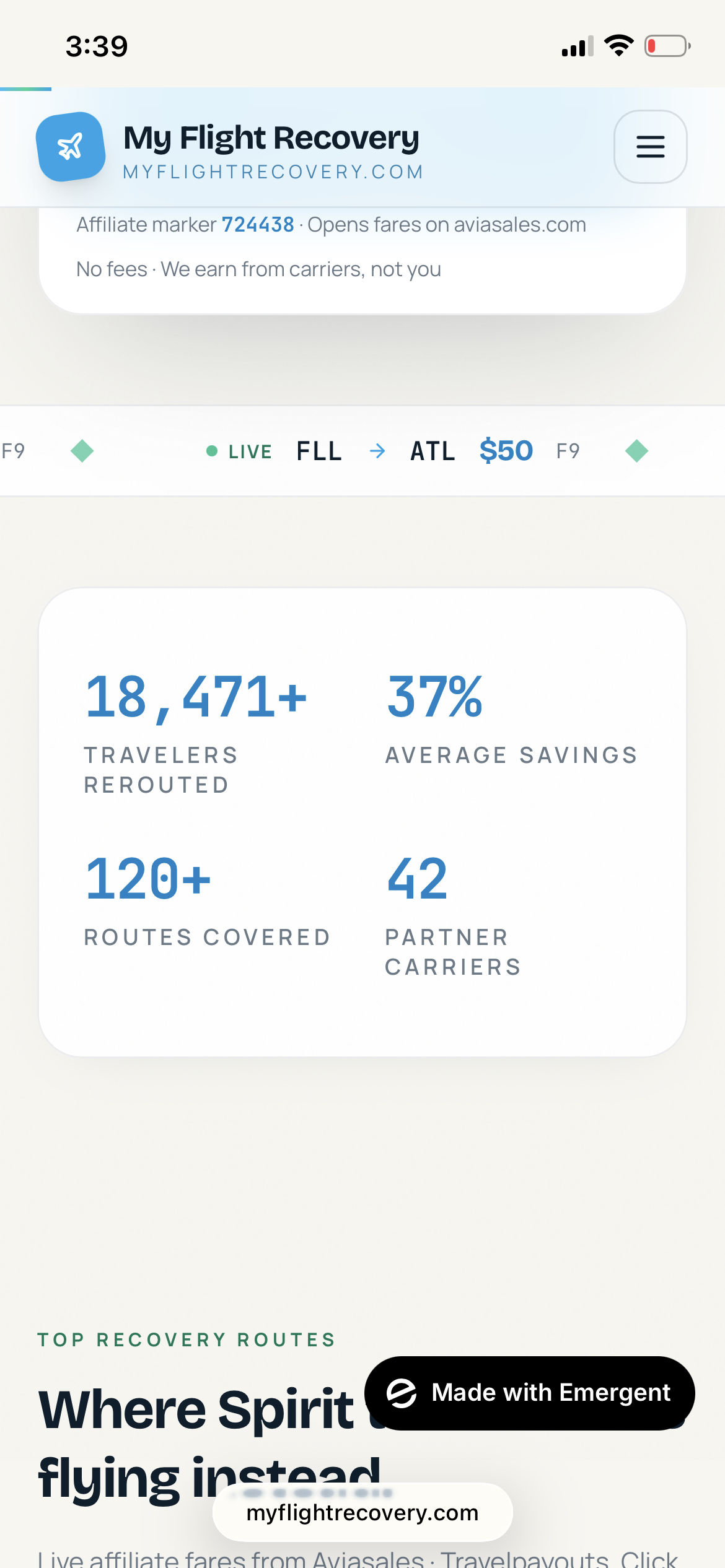 MyFlightRecovery.com gallery image