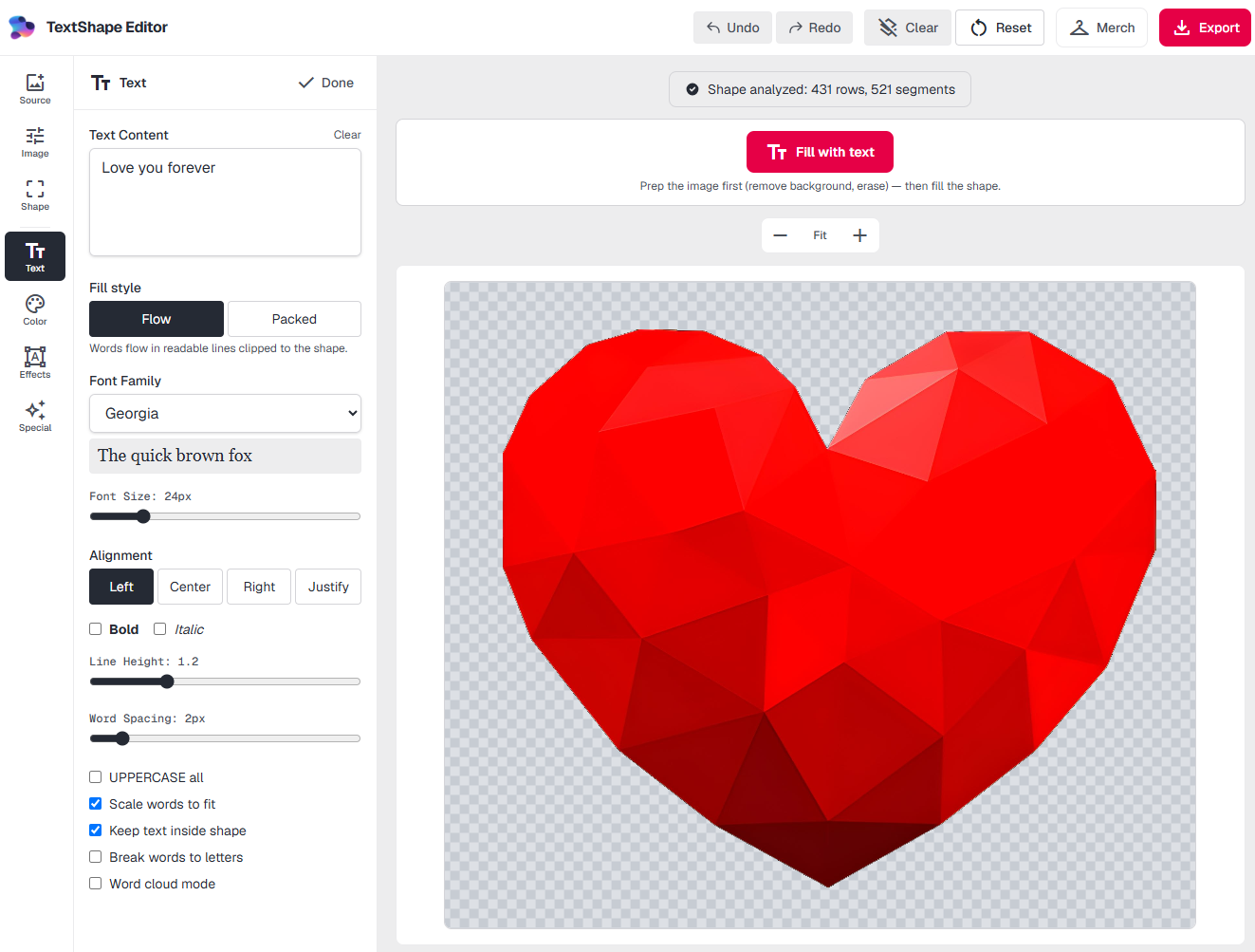 TextShape gallery image