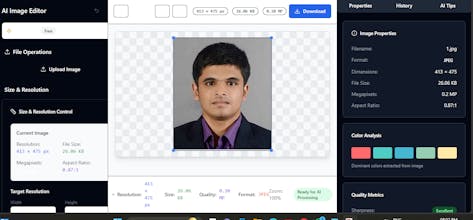 AI Image editor Application gallery image