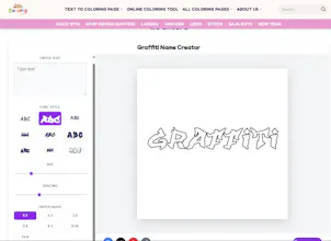 Colorig AI Graffiti Coloring Pages Maker gallery image