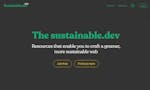 The sustainable.dev image
