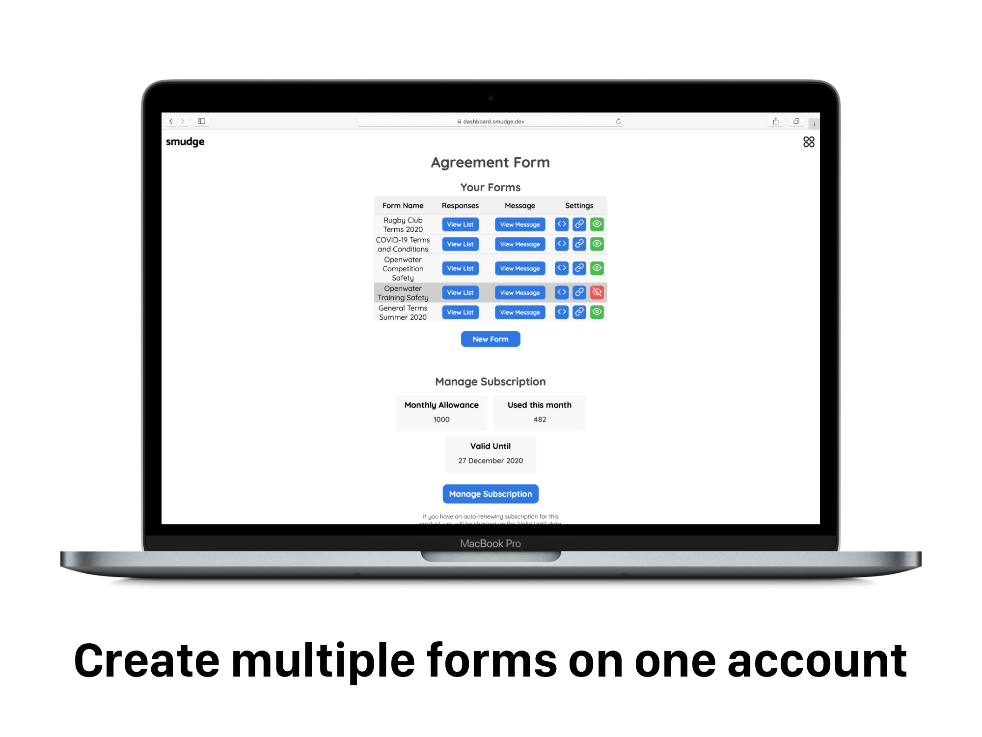 Agreement Forms gallery image