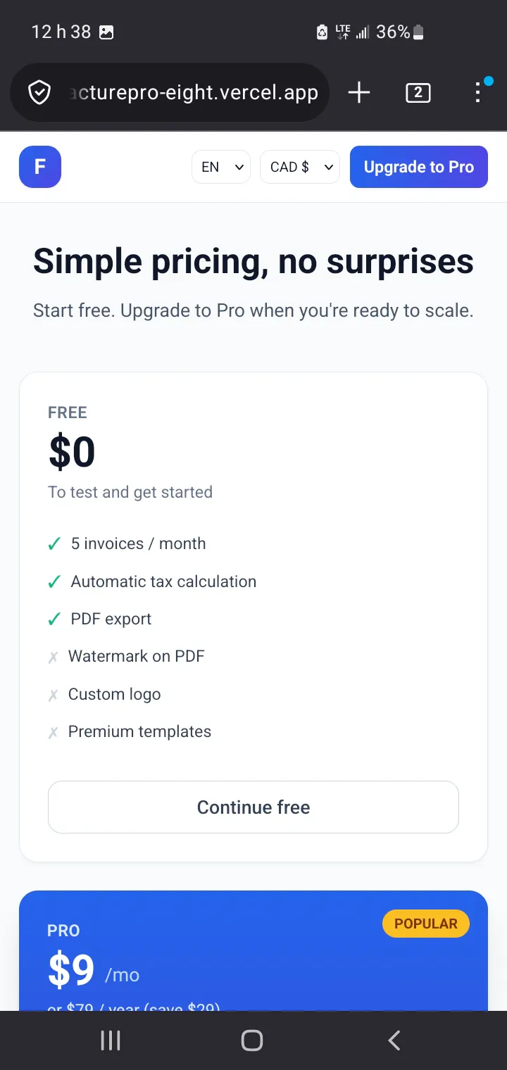 FacturePro gallery image