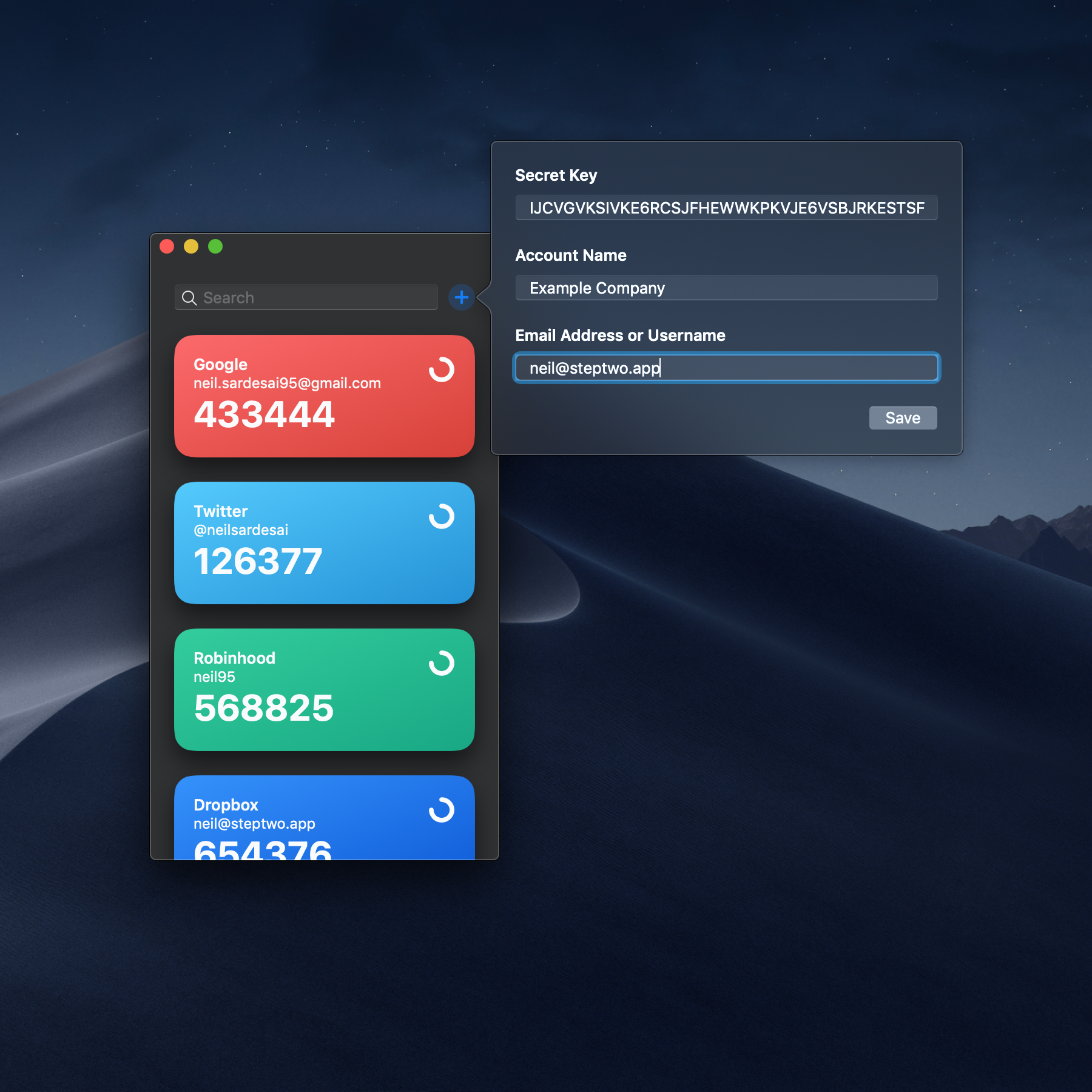 Step Two for Mac gallery image