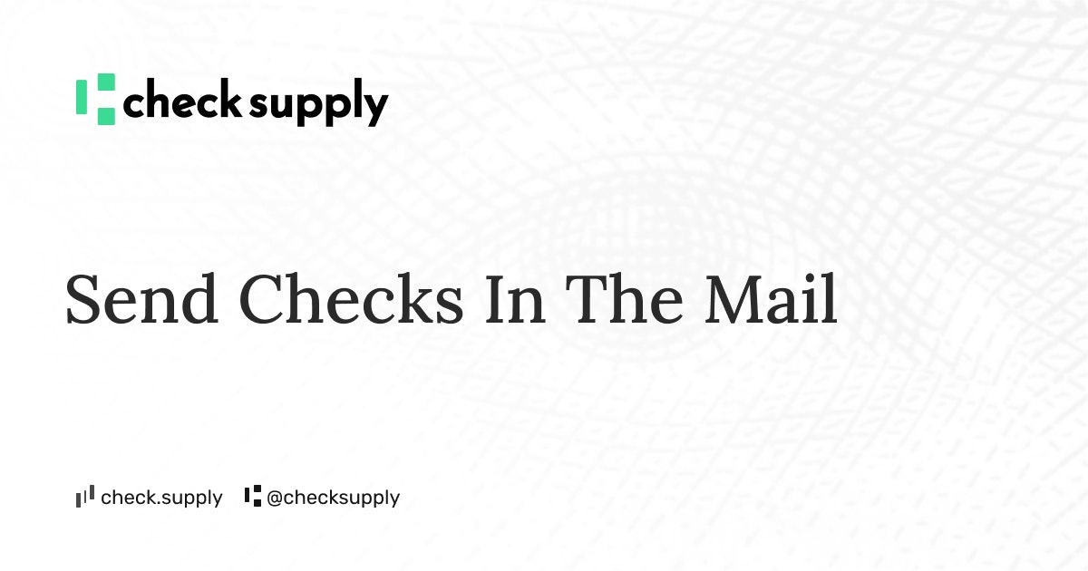 Check Supply gallery image
