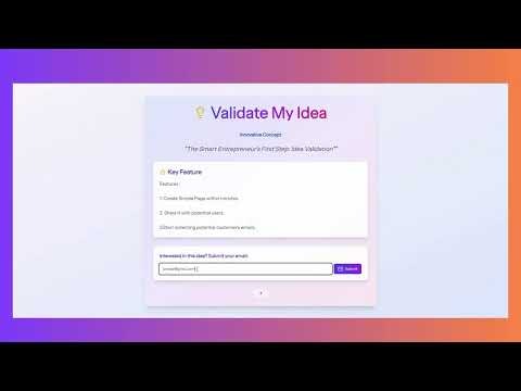 Validate my idea gallery image