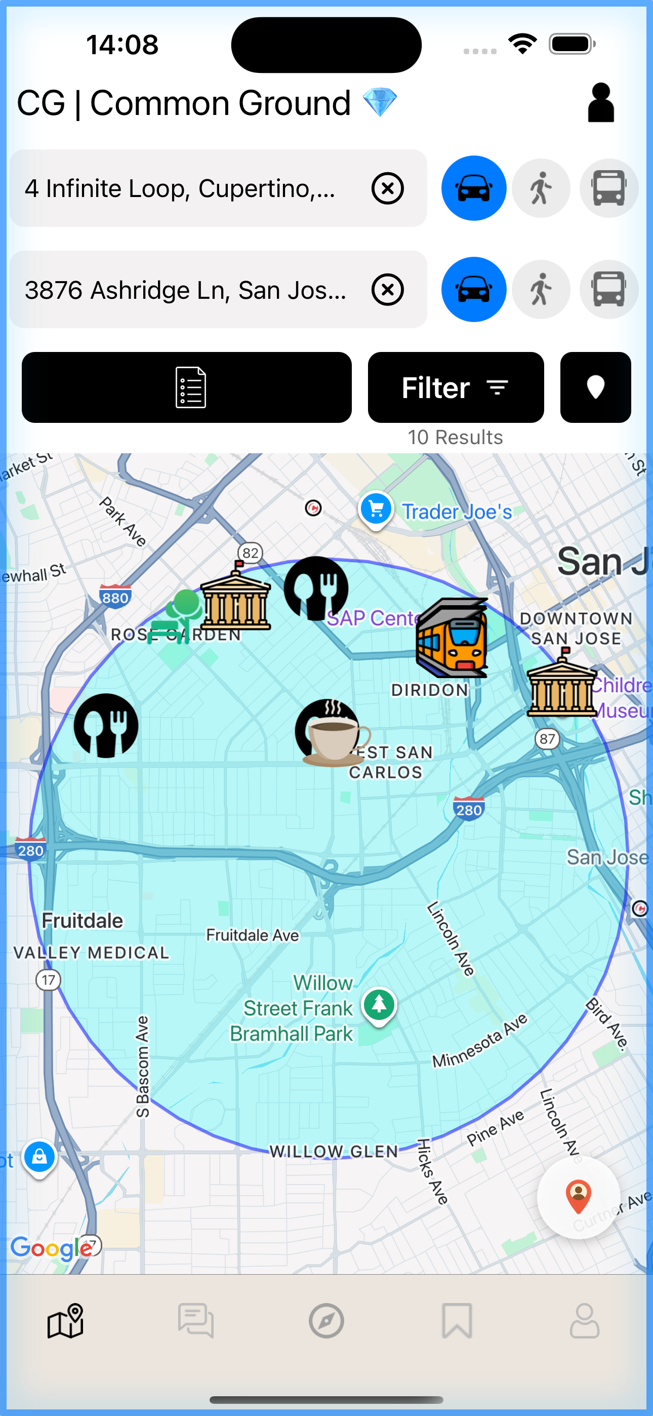 Common Ground - Main product screenshot demonstrating key features and user interface