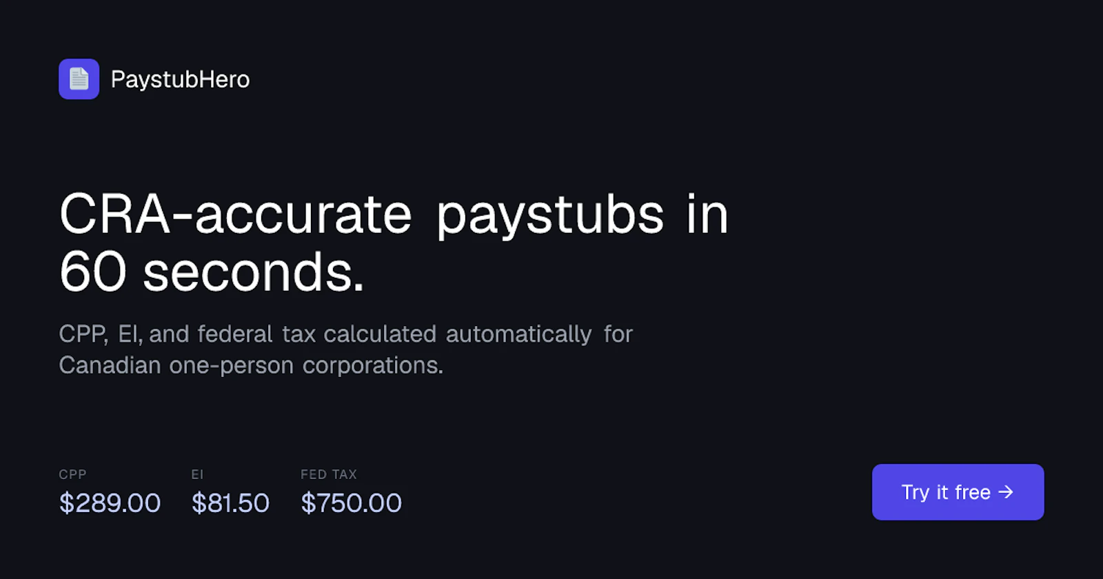 PaystubHero screenshot 1