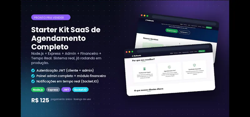 Booking SaaS Starter Kit screenshot 1