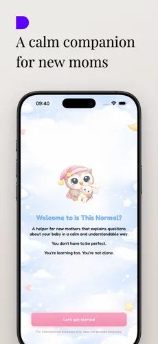 Is This Normal? Baby Guide - Main product screenshot demonstrating key features and user interface