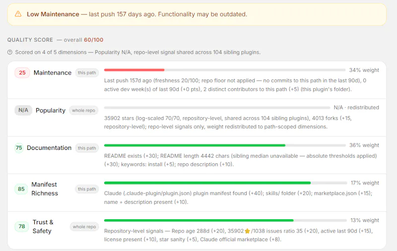 Claude Plugins Directory screenshot 5