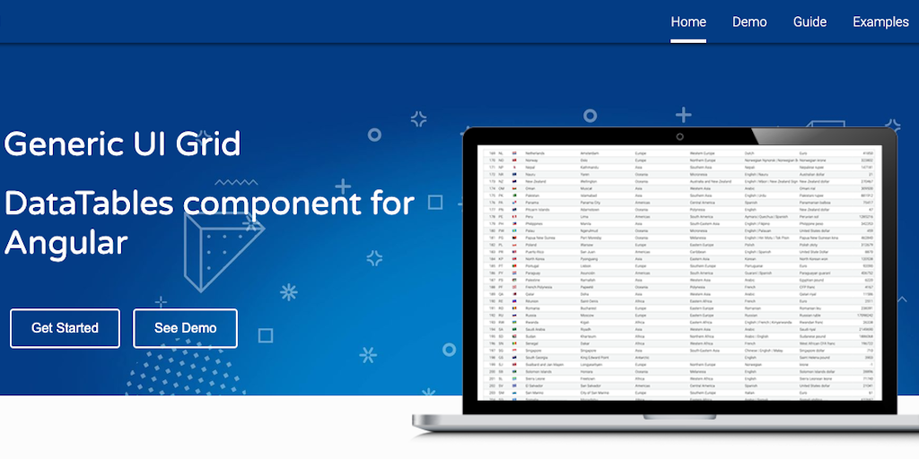 Generic Ui Grid: Generic UI Grid is one of the best free angular grid ...