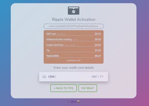 Instant Ripple (XRP) wallet activation gallery image